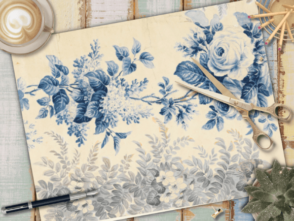 Download Vintage Wallpaper Ephemera Junk Journal - Premium Resources